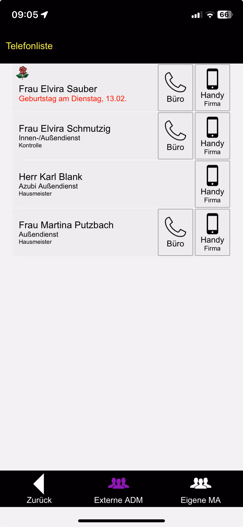 Schnell und einfach den richtigen Ansprechpartner anrufen